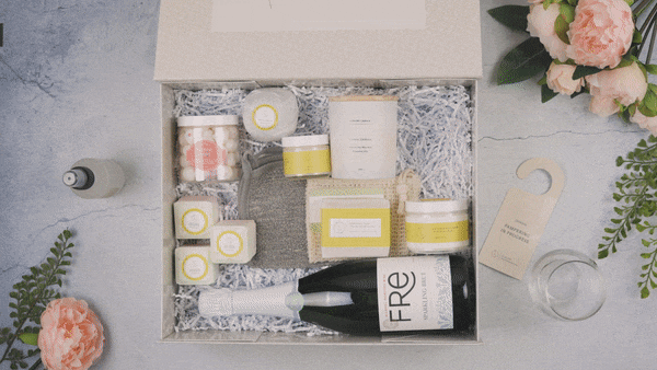 Congratulations gift basket, Celebration gift box by Lizush