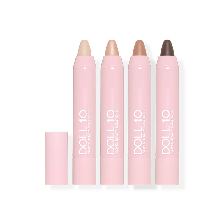 Beach Please 4-Piece Eye Crayon Collection by Doll 10 Beauty