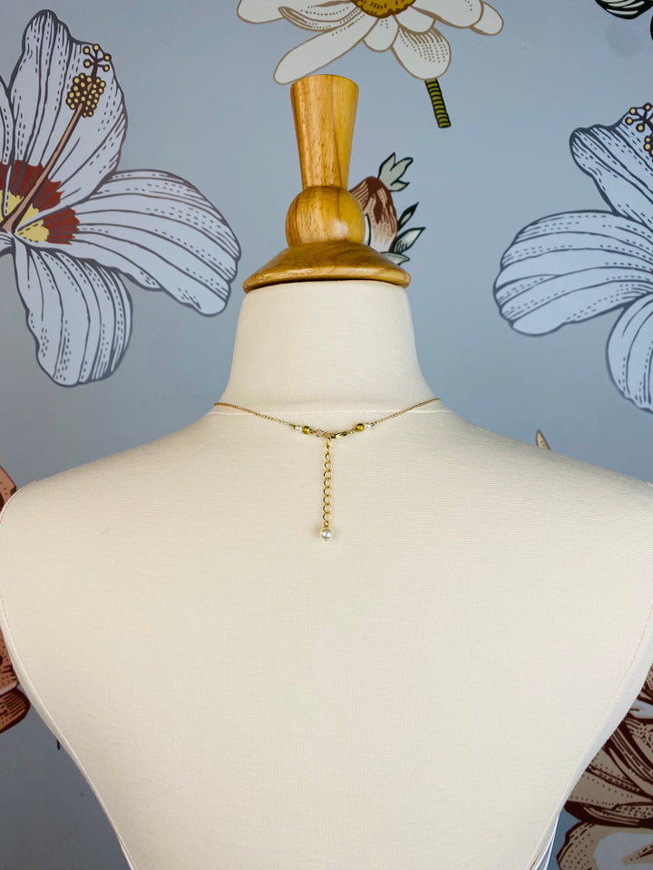 Gold Branch Necklace by Erin Cole
