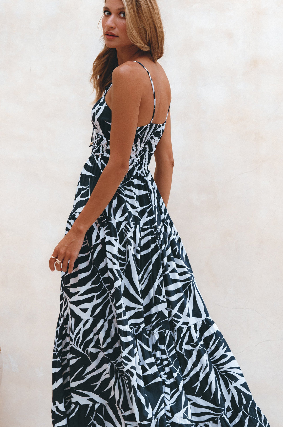Isadora Tiered Maxi Dress by ELF