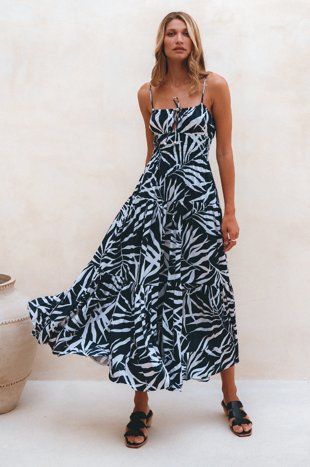 Isadora Tiered Maxi Dress by ELF