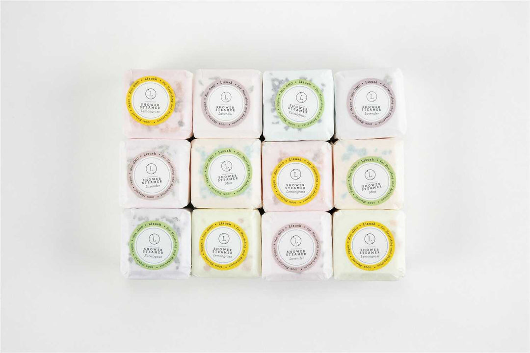 Shower Steamers, Set of 12 big fizzies, Cheer up Gift Set, Relaxing Gift Box by Lizush