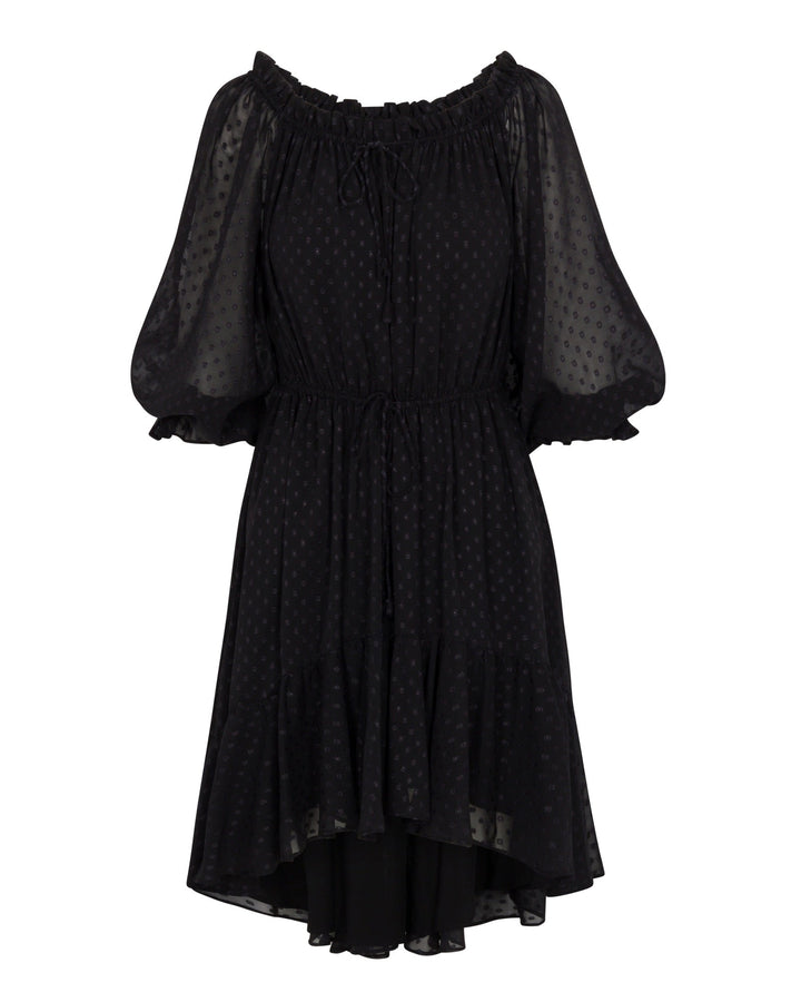 Keiko Midi Dress - Black by Meghan Fabulous
