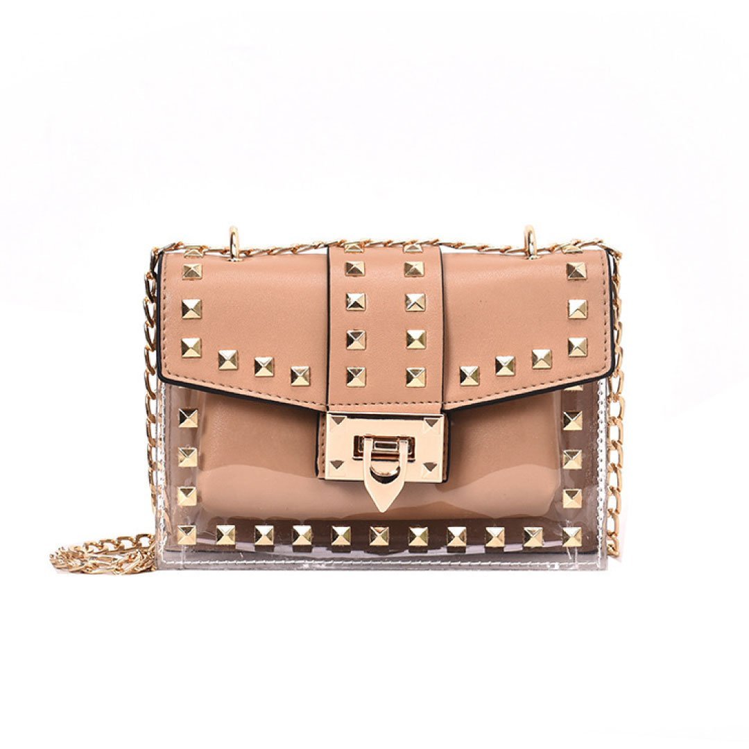 Betty Shoulder Bag -Clear/Rose by ClaudiaG Collection
