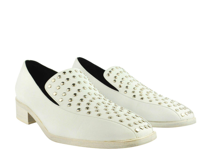 Rachel Comey Studded Leather Loafers Size 8 (IT 38)