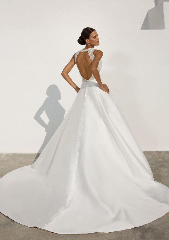 Mikado Ballgown with Cutout Back by Justin Alexander Style 88021 Size 18