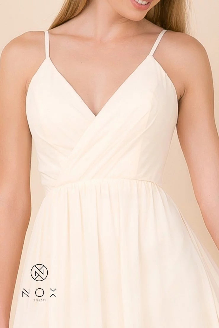 Nox Chiffon Dress with Front Slit Size XL