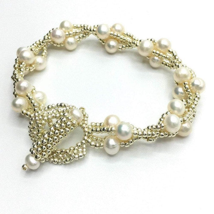 Freshwater Pearl Cluster Bracelet