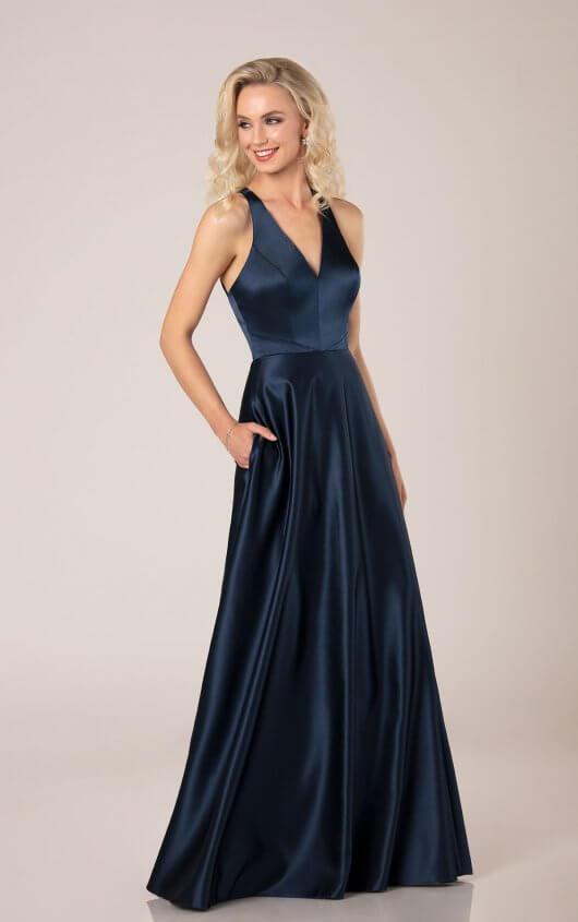 Sorella Vita Satin Gown Style 9376 Size 14