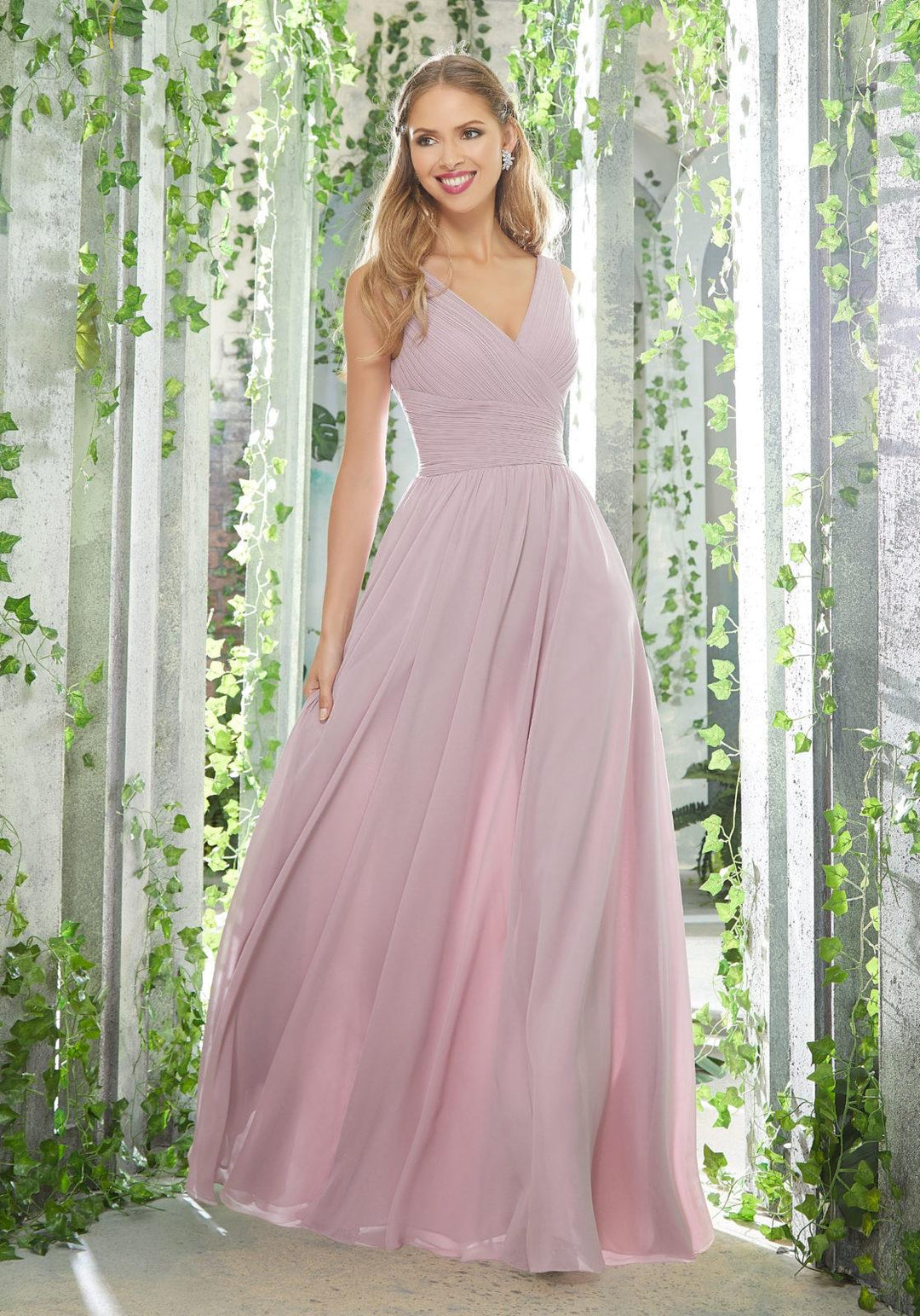 Figure Flattering A-Line Gown by Mori Lee Style 21621 Size 16