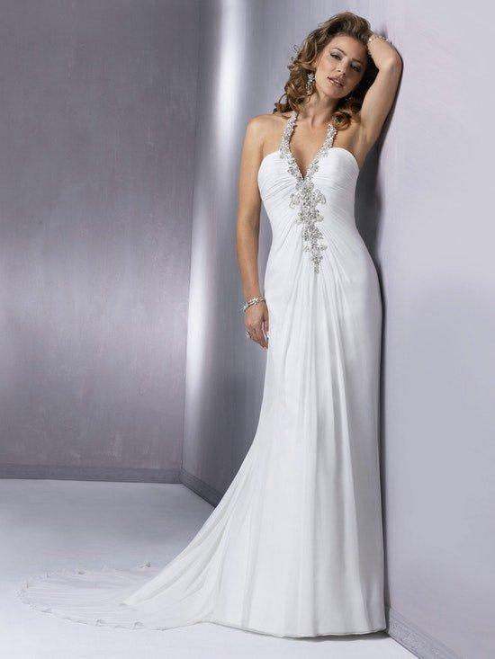 The 'Reese' Gown Ruched Chiffon A-Line Size 2