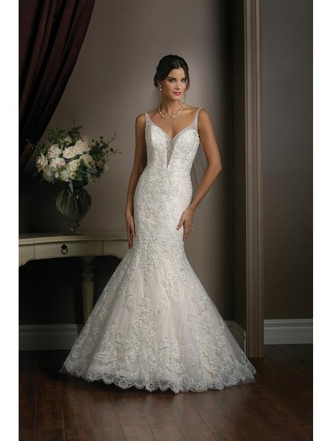 Lace Mermaid With Jeweled Straps Style T172013 Size 8
