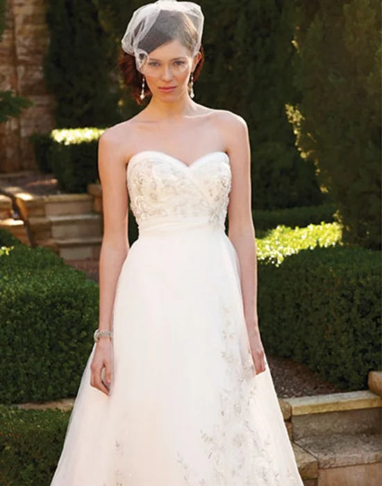 Tulle A-Line Gown with Sweetheart Neckline Style 2038 Size 10