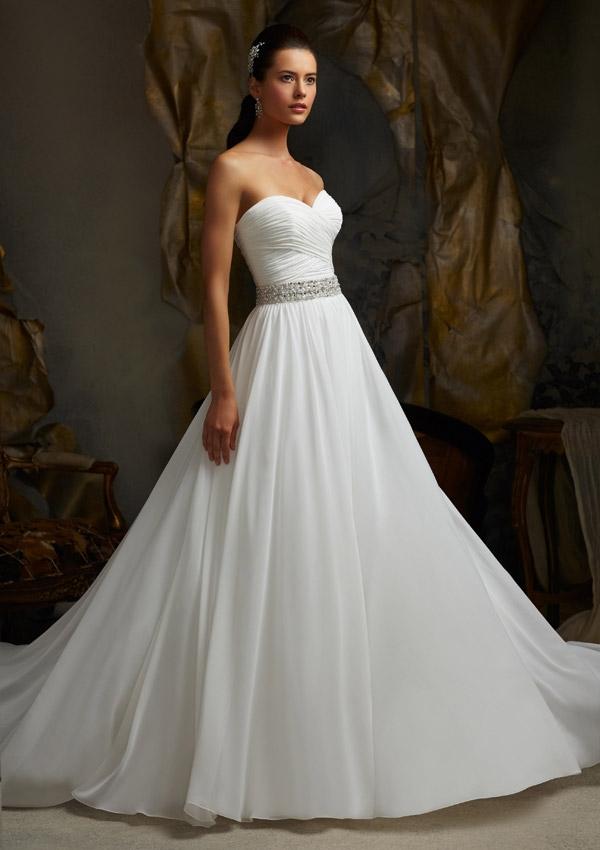 Delicate Chiffon Full Al-Line Gown Style 5112 Size 10