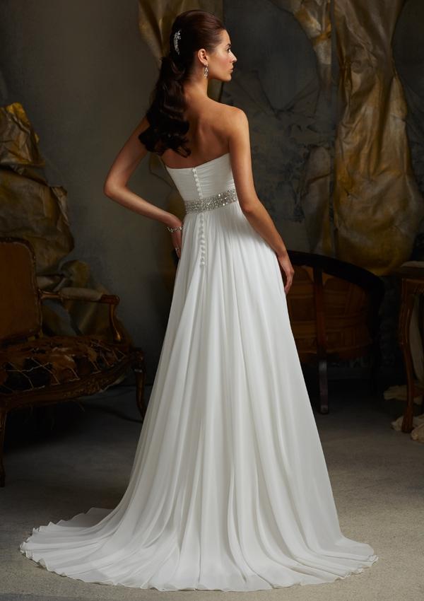 Delicate Chiffon Full Al-Line Gown Style 5112 Size 10