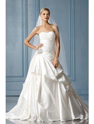 Ruched Satin Ballgown Style 10880 Size 8