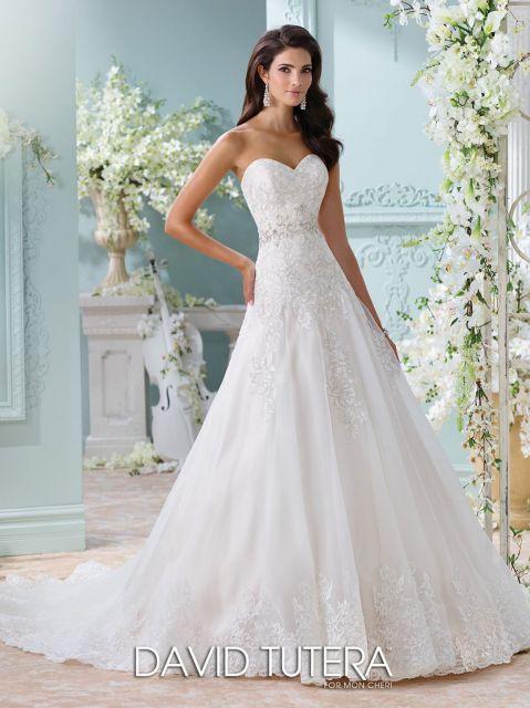 Classic Aline with Sweetheart Neckline Style 116210 Size 12