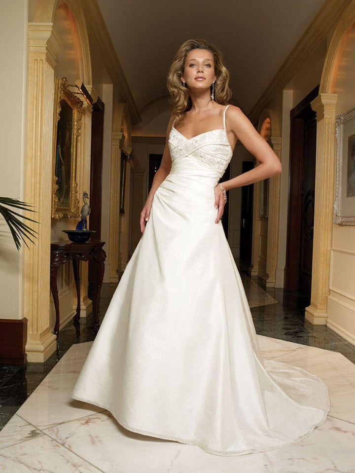 Simple Taffeta A-line Gown Style 1853 Size 12
