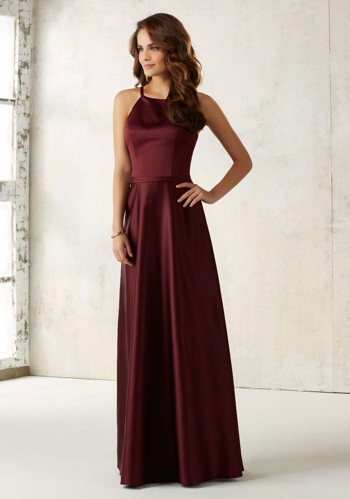Sleek Satin Dress Style 21517 Size 6