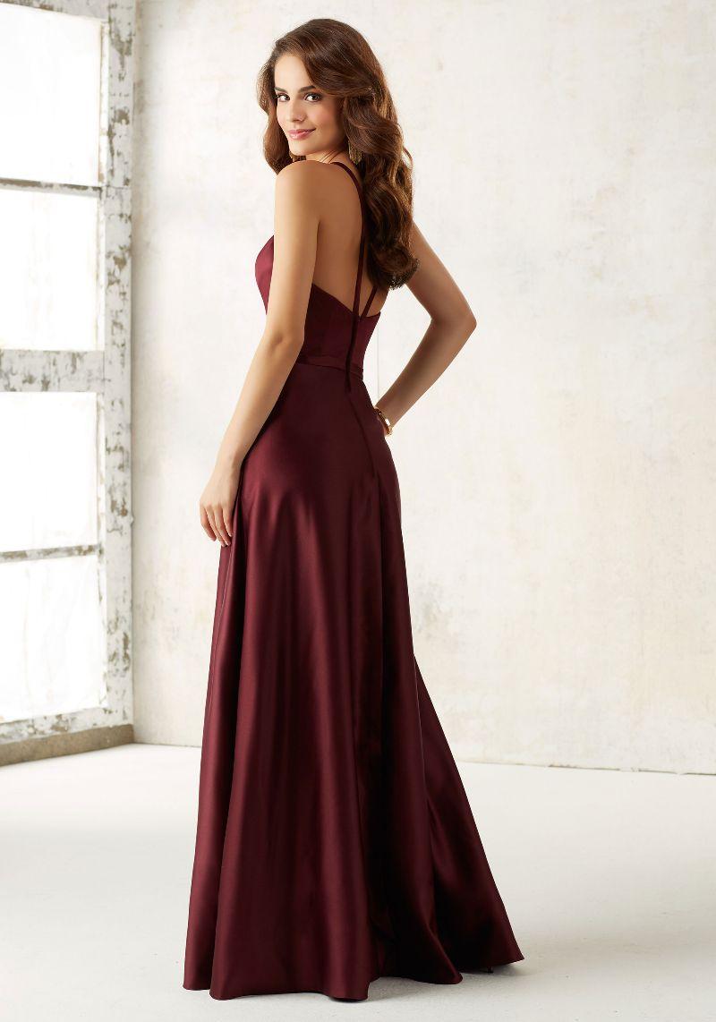 Sleek Satin Dress Style 21517 Size 6