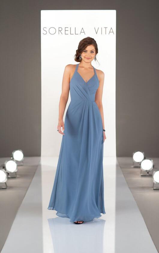 Sassy Dress with Halter Neckline Style 9224 Size 14