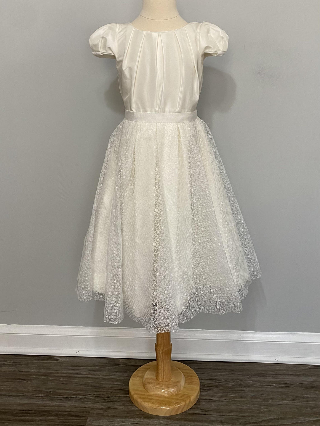 Lilley Couture Lace Flower Girl Overskirt Size 4T