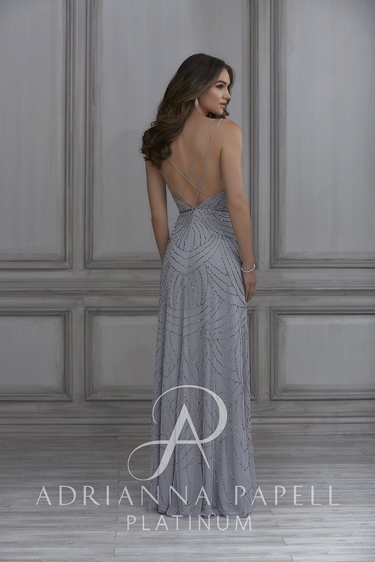 Adrianna Papell Beaded Formal Gown Style 40116 Size 8