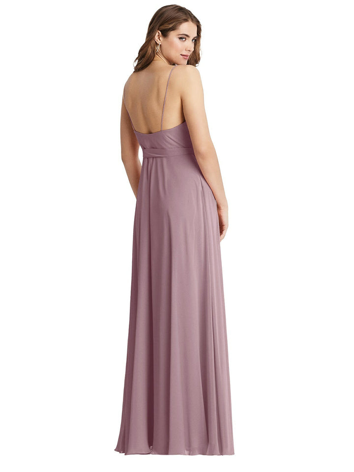 Chiffon Maxi Wrap Dress with Sash Style LB011 Size 10