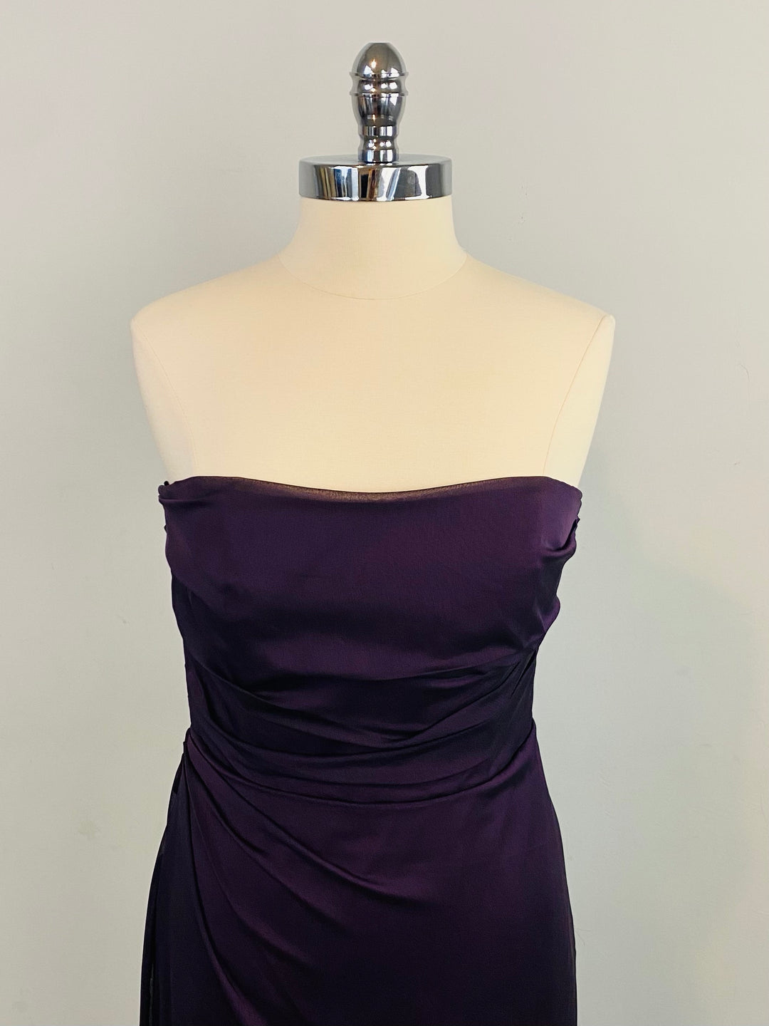 Occasions Plum Chiffon Gown Size 10