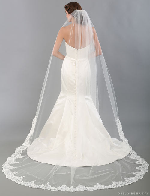 Bel Aire Bridal Veil Style V7336C