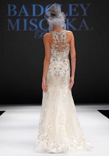 The 'Dietrich' Gown Embroidered Halter Size 10