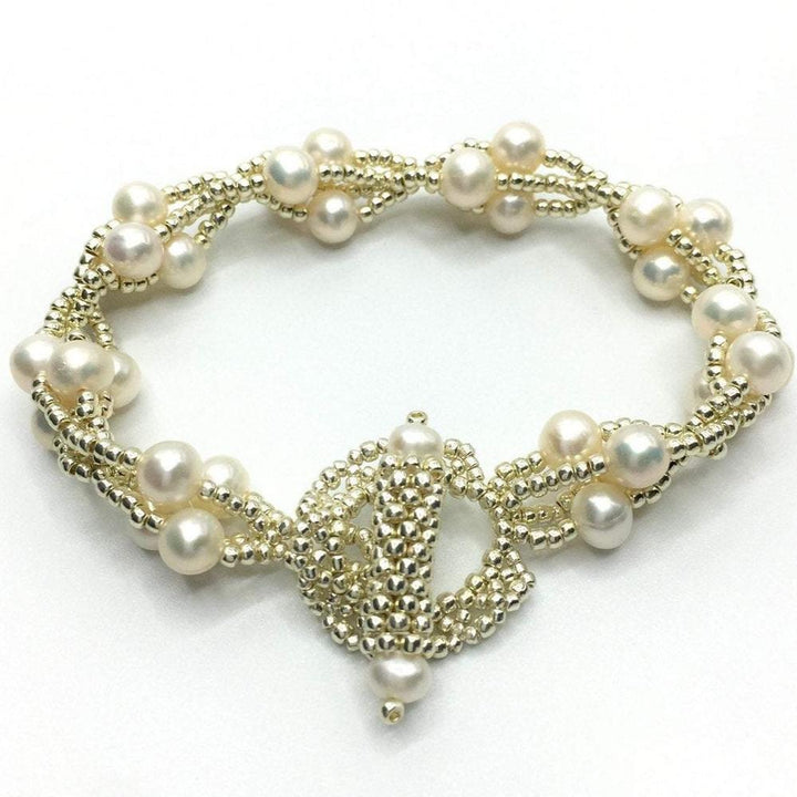 Freshwater Pearl Cluster Bracelet