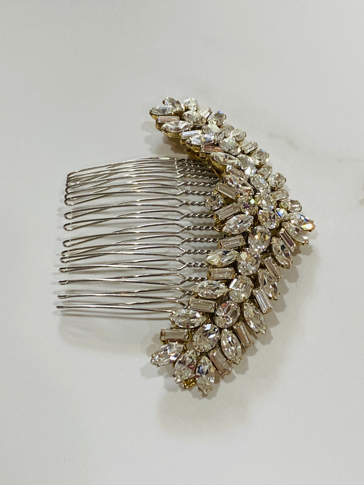 Modern Crystal Comb by Erin Cole