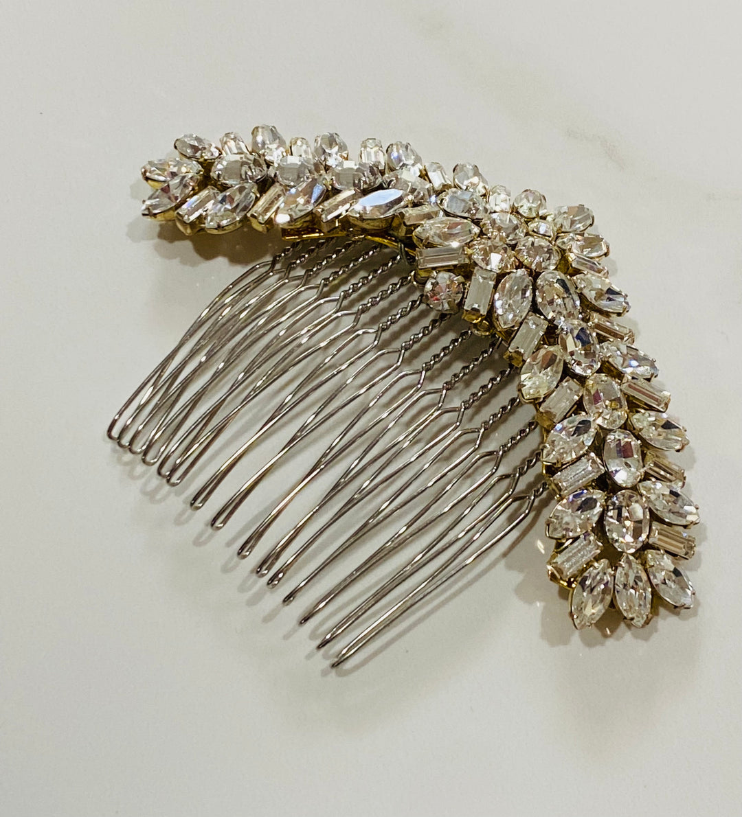 Modern Crystal Comb by Erin Cole