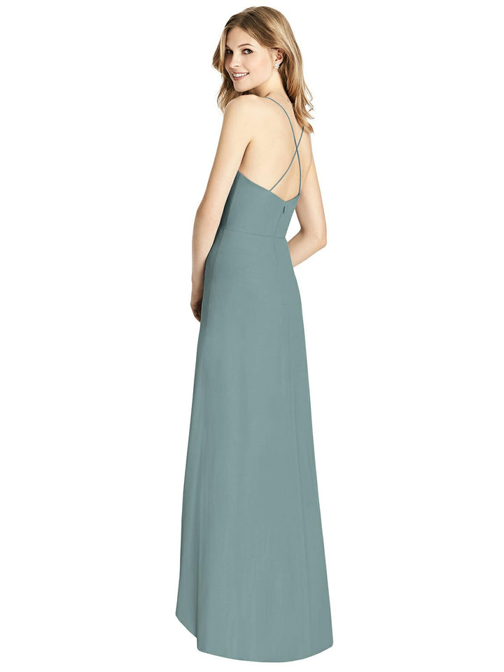 Ruffled Wrap High-Low Maxi Dress by Jenny Packham Style JP1006 Size 12