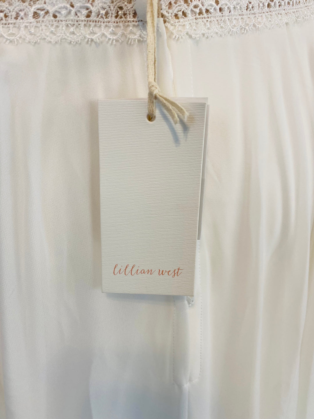 Cotton Lace A-Line Gown by Lillian West Size 18