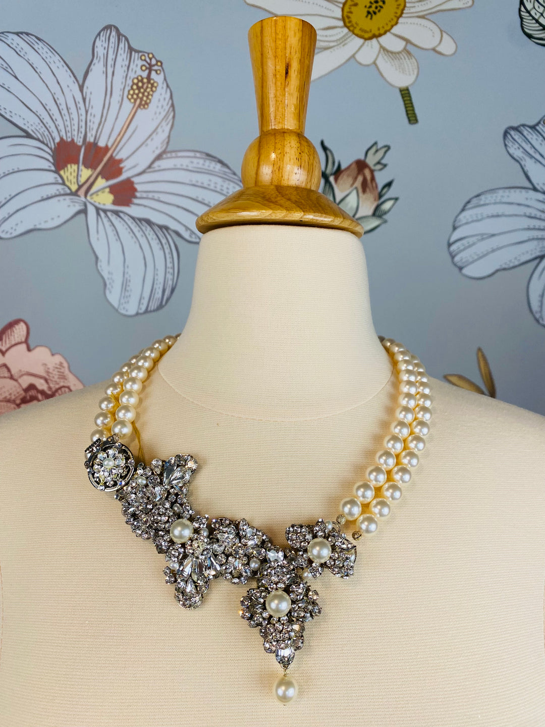Pearl Statement Necklace by Erin Cole
