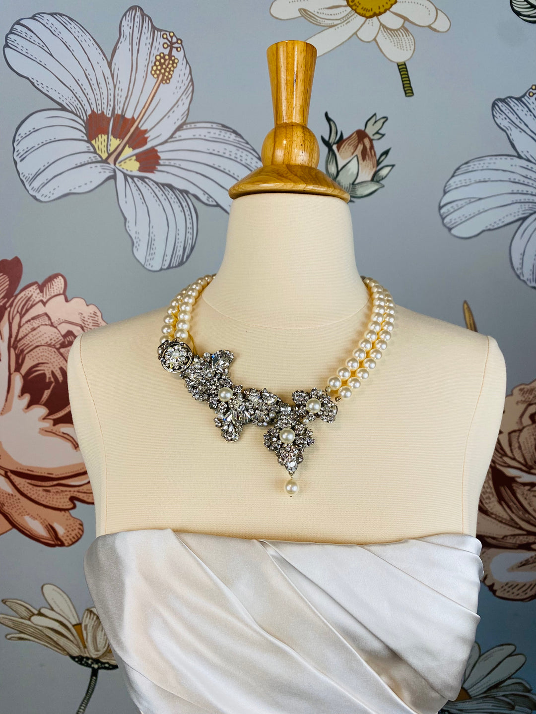 Pearl Statement Necklace by Erin Cole