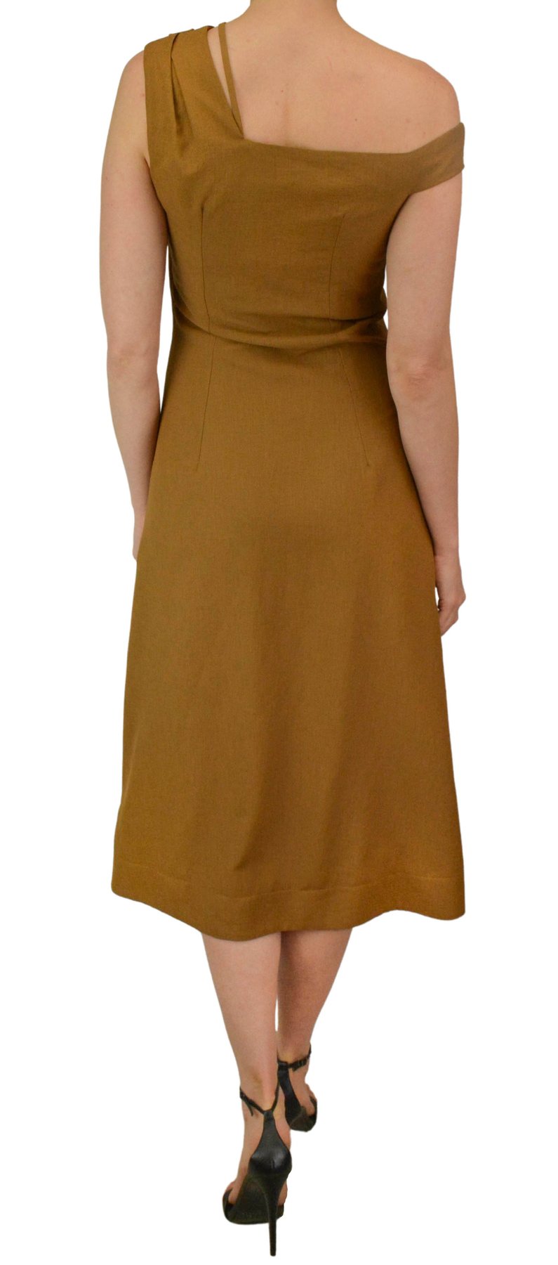 Nomia Asymmetric Off Shoulder Dress Size 4