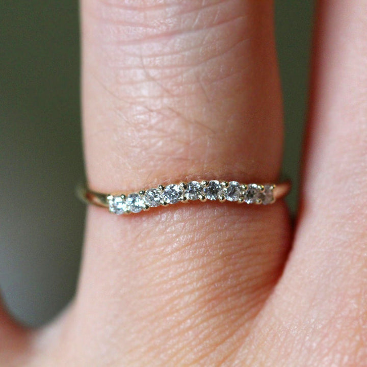 Diamond Wedding Rings Set in 14k Gold
