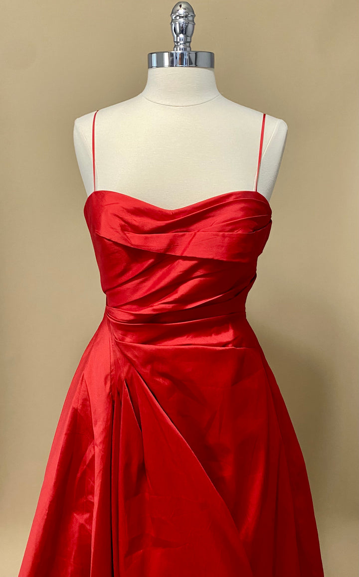 Red Taffeta Ballgown Size 4/6