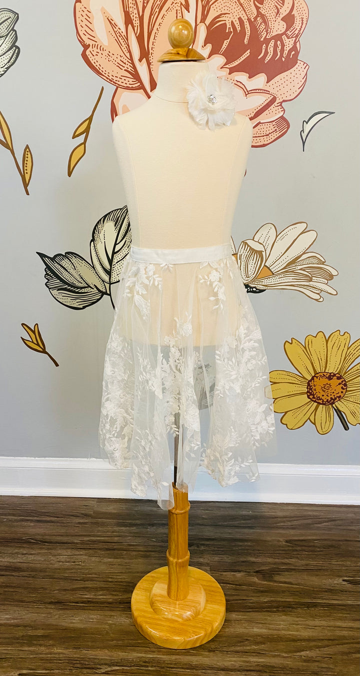 Lilley Couture 'Sabrina' Flower Girl Overskirt Size 4
