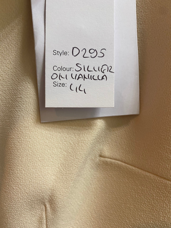 Safiyaa Asymmetric Ruffle Sleeve Peplum Dress Size 12 (UK 16)