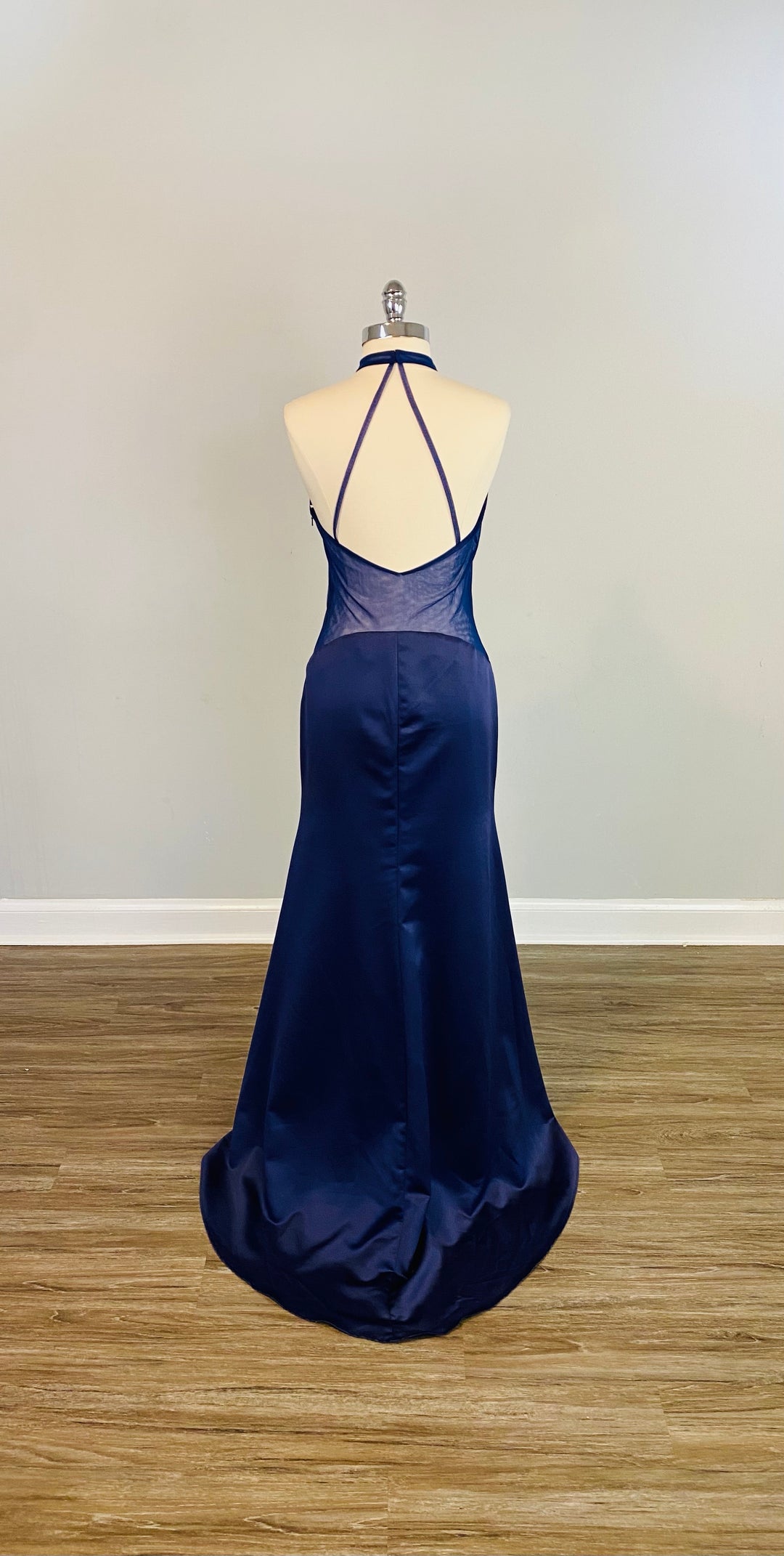 Custom Satin and Tulle Gown Size 10