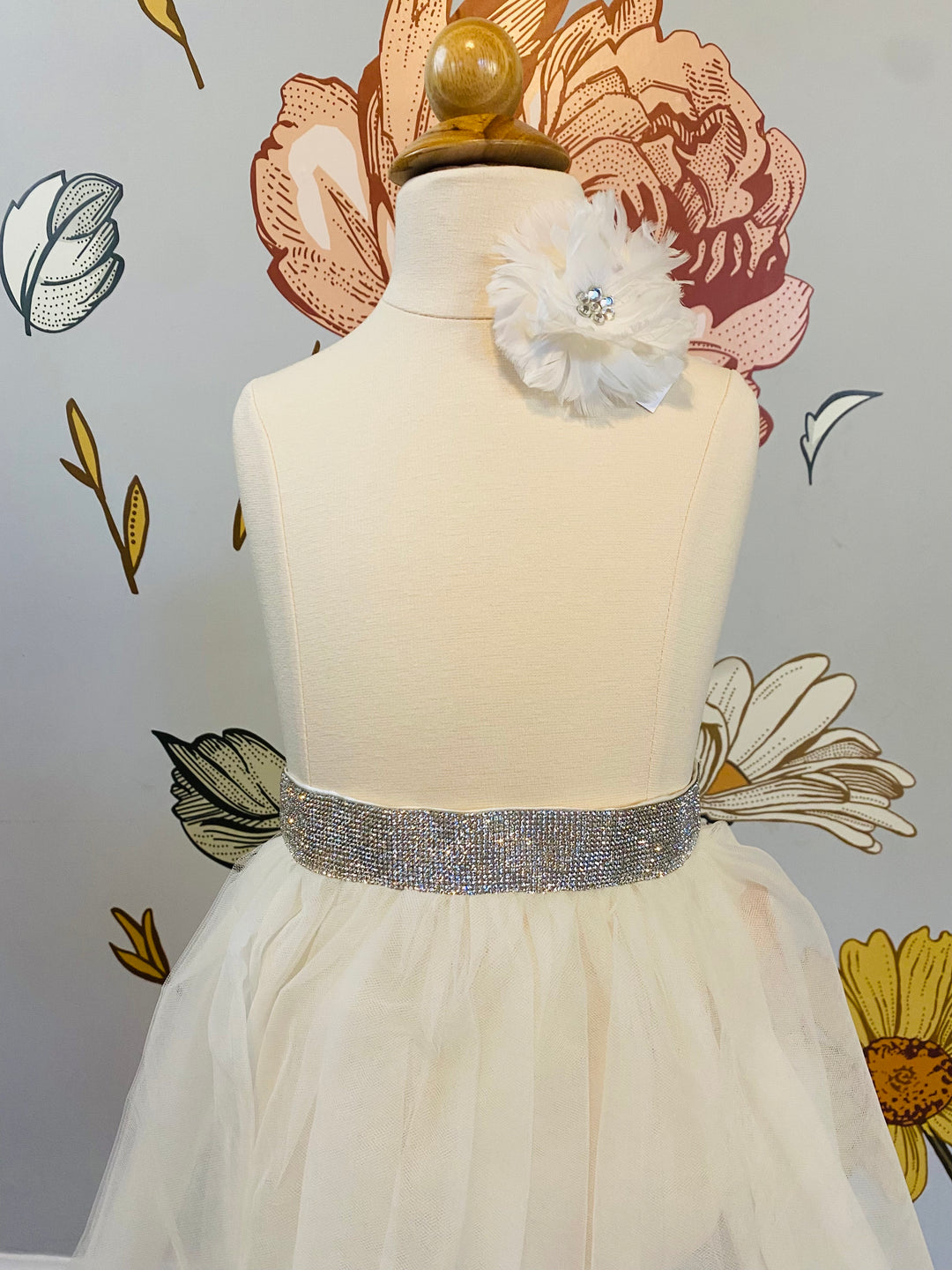 Lilley Couture 'Savannah' Flower Girl Tutu Overskirt Size 4