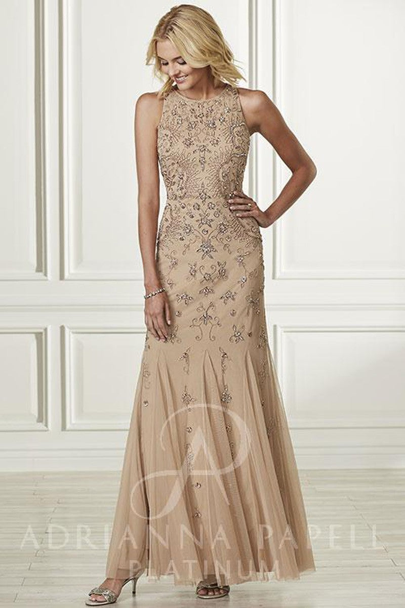 Adrianna Papell Beaded Formal Gown Style 40183 Size 12